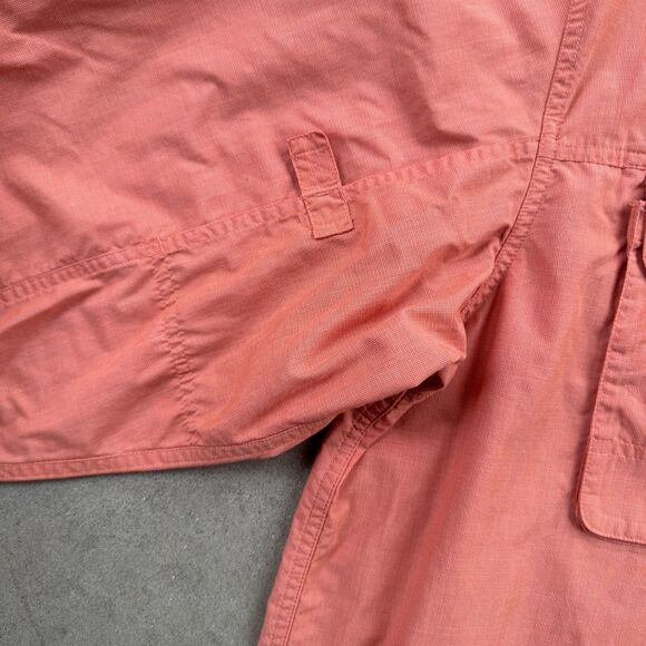 ExOfficio Buzz Off Shirt Mens XXL 2XL Tan/Orange Vented Roll Tab Sleeve Lot Of 2 - Picture 10 of 12